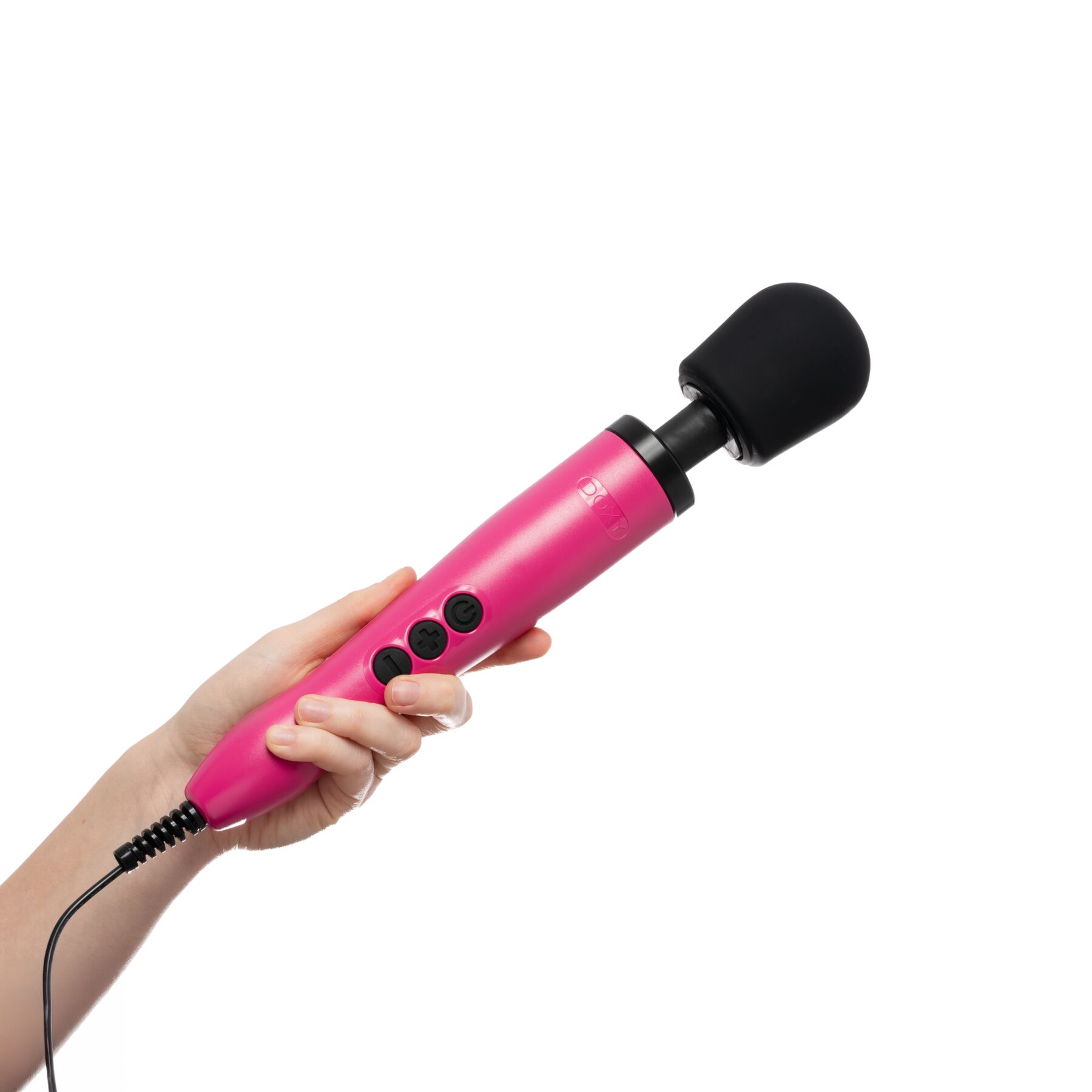 Вибромассажер DOXY Original Pink, очень мощный, питание 220В, пульсирующие вибрации