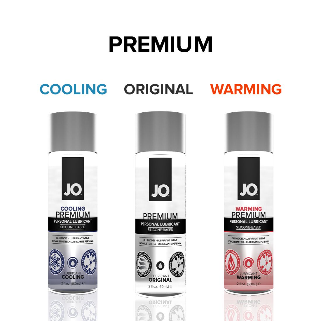 Охлаждающий лубрикант на силиконовой основе JO PREMIUM — COOLING (30 мл)