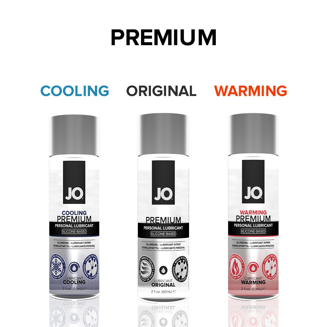 Лубрикант на силиконовой основе JO PREMIUM — ORIGINAL (480 мл) без консервантов