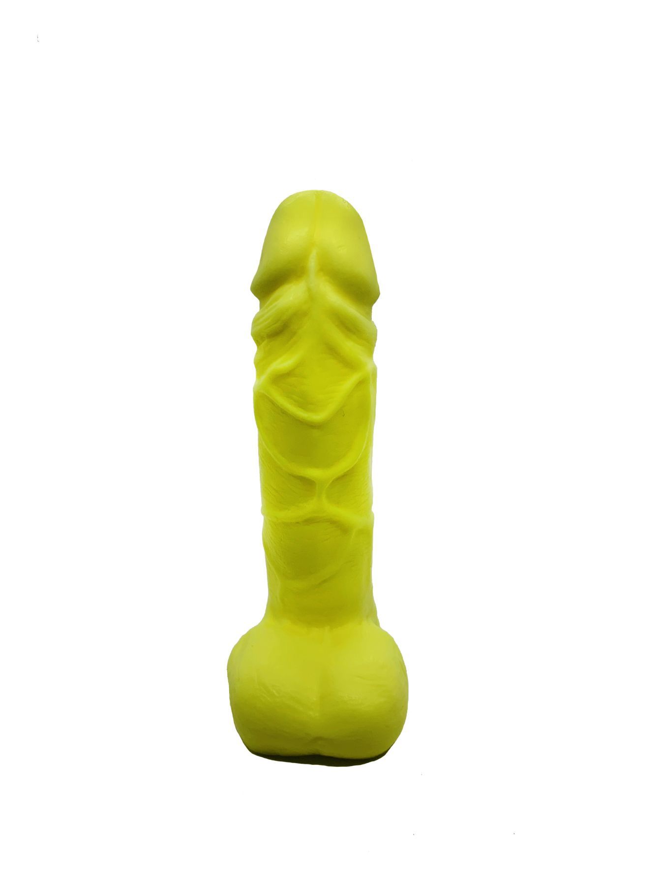 Мило у формі пеніса Чистий Кайф Yellow size M, крафтове мило-член, натуральне