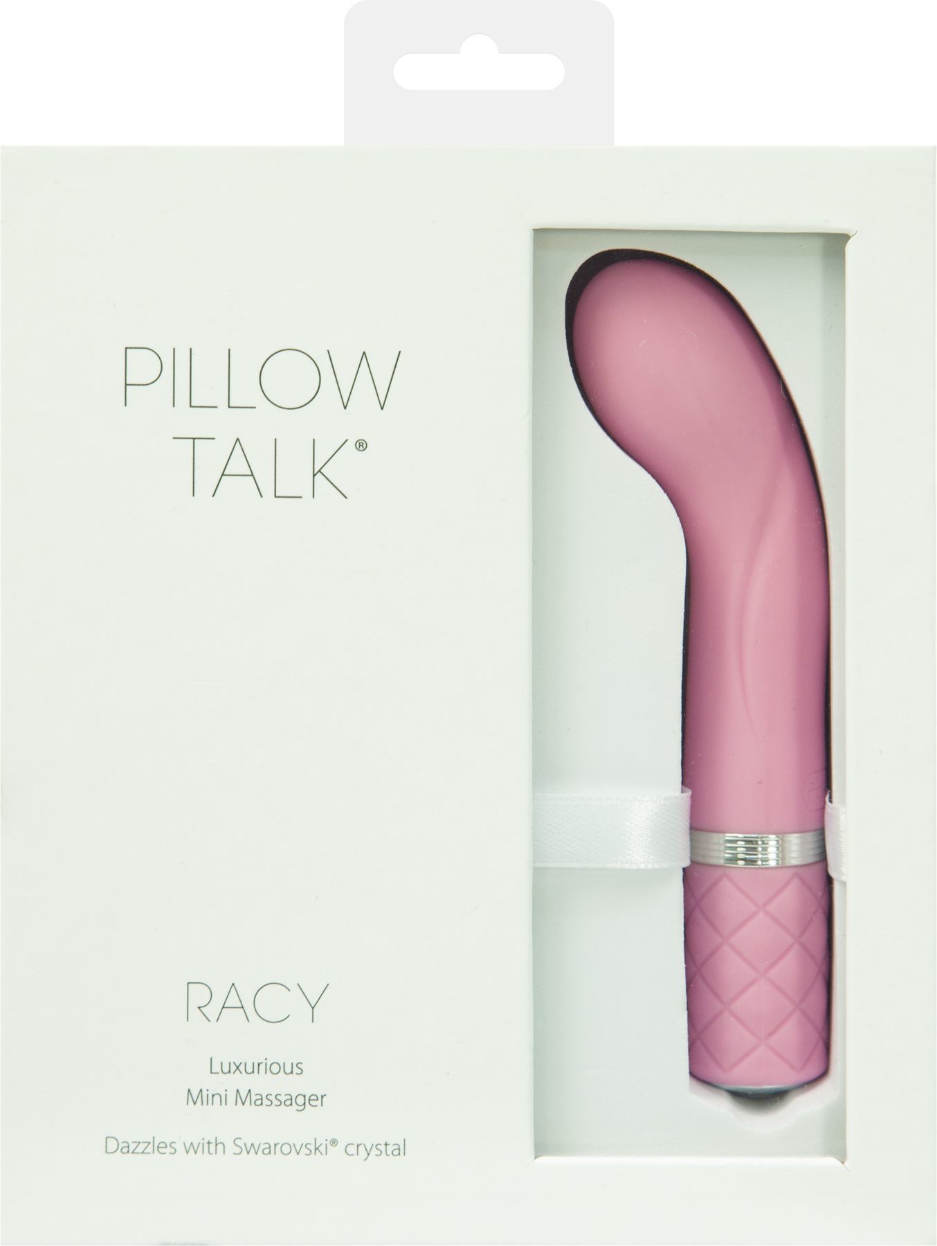 Роскошный вибратор Pillow Talk - Racy Pink с кристаллом Swarovski для точки G, подарочная упаковка