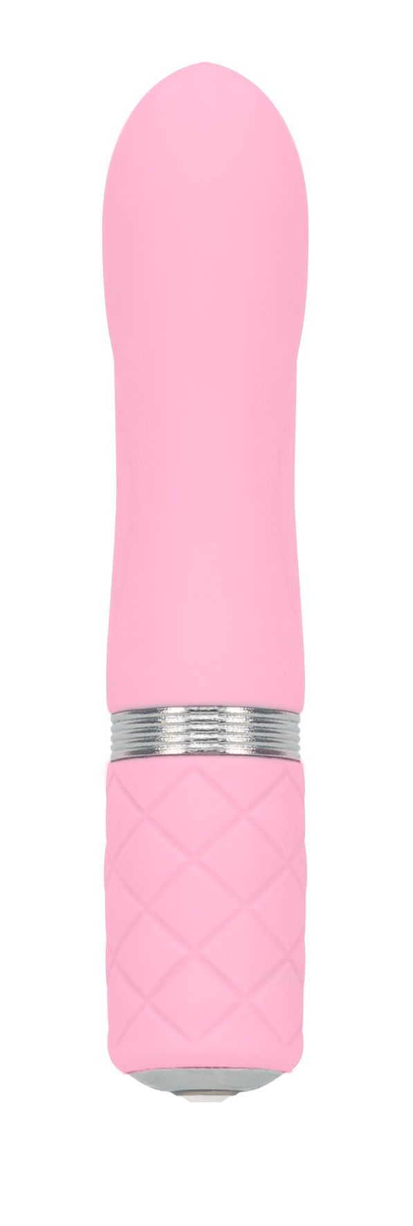 Роскошный вибратор PILLOW TALK - Flirty Pink с кристаллом Swarovski, гибкая головка