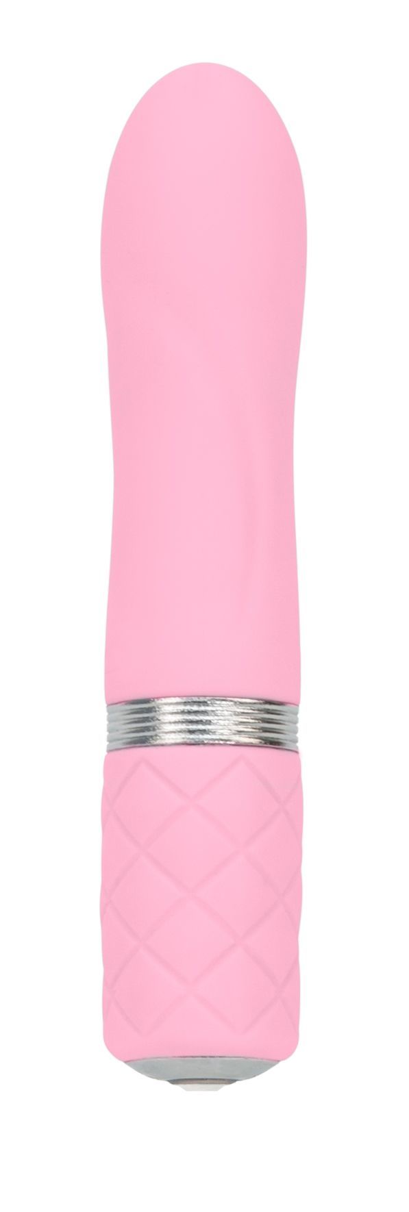 Роскошный вибратор PILLOW TALK - Flirty Pink с кристаллом Swarovski, гибкая головка