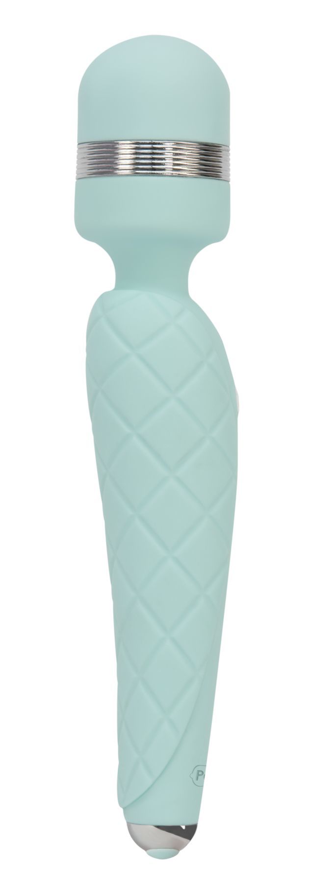 Розкішний вібромасажер PILLOW TALK - Cheeky Teal з кристалом Swarovski, плавне підвищення потужності