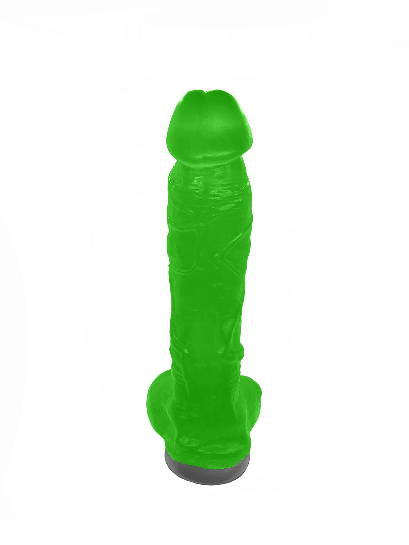 Мыло в форме пениса Чистий Кайф Green size XL, крафтовое мыло-член, натуральное