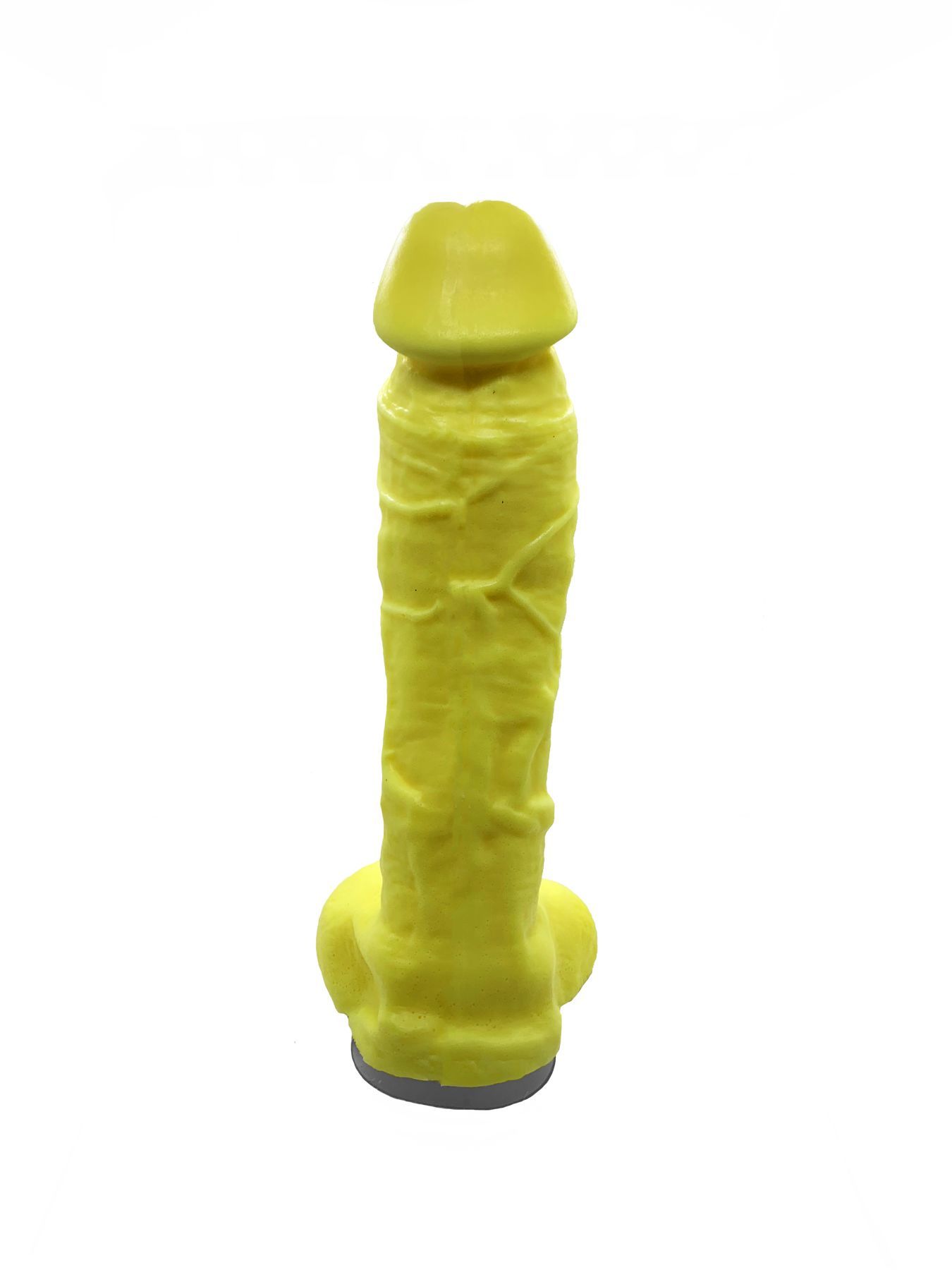 Мило у формі пеніса Чистий Кайф Yellow size XL, крафтове мило-член, натуральне