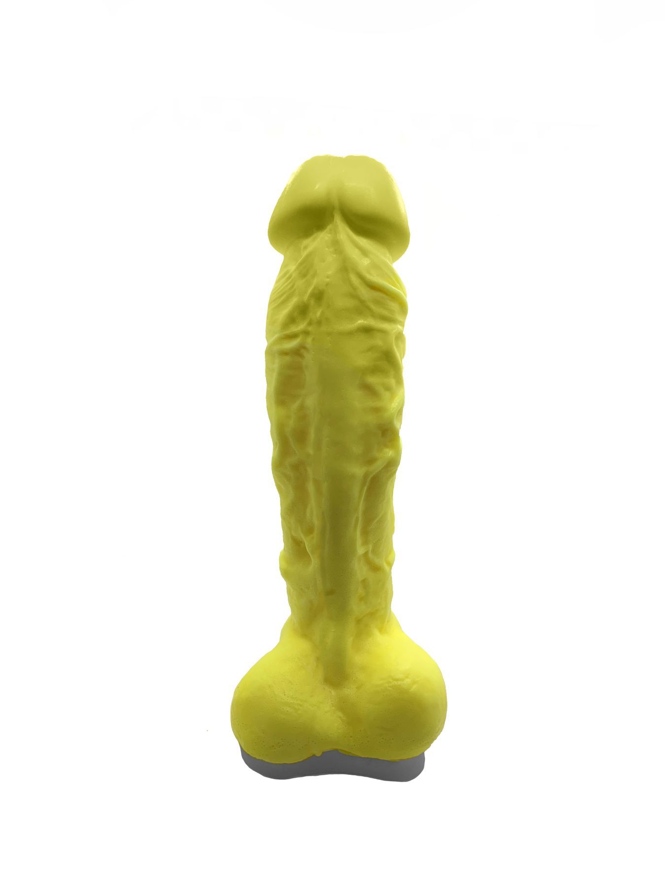 Мило у формі пеніса Чистий Кайф Yellow size XL, крафтове мило-член, натуральне