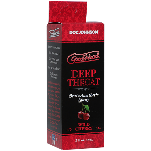 Спрей для минета Doc Johnson GoodHead DeepThroat Spray - Cherry 59 мл (мятая упаковка!!!)
