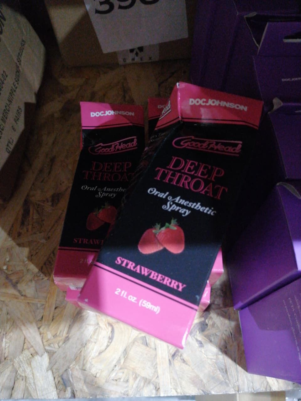 Спрей для минета Doc Johnson GoodHead Deep Throat Spray – Sweet Strawberry 59мл (мятая упаковка!!!)