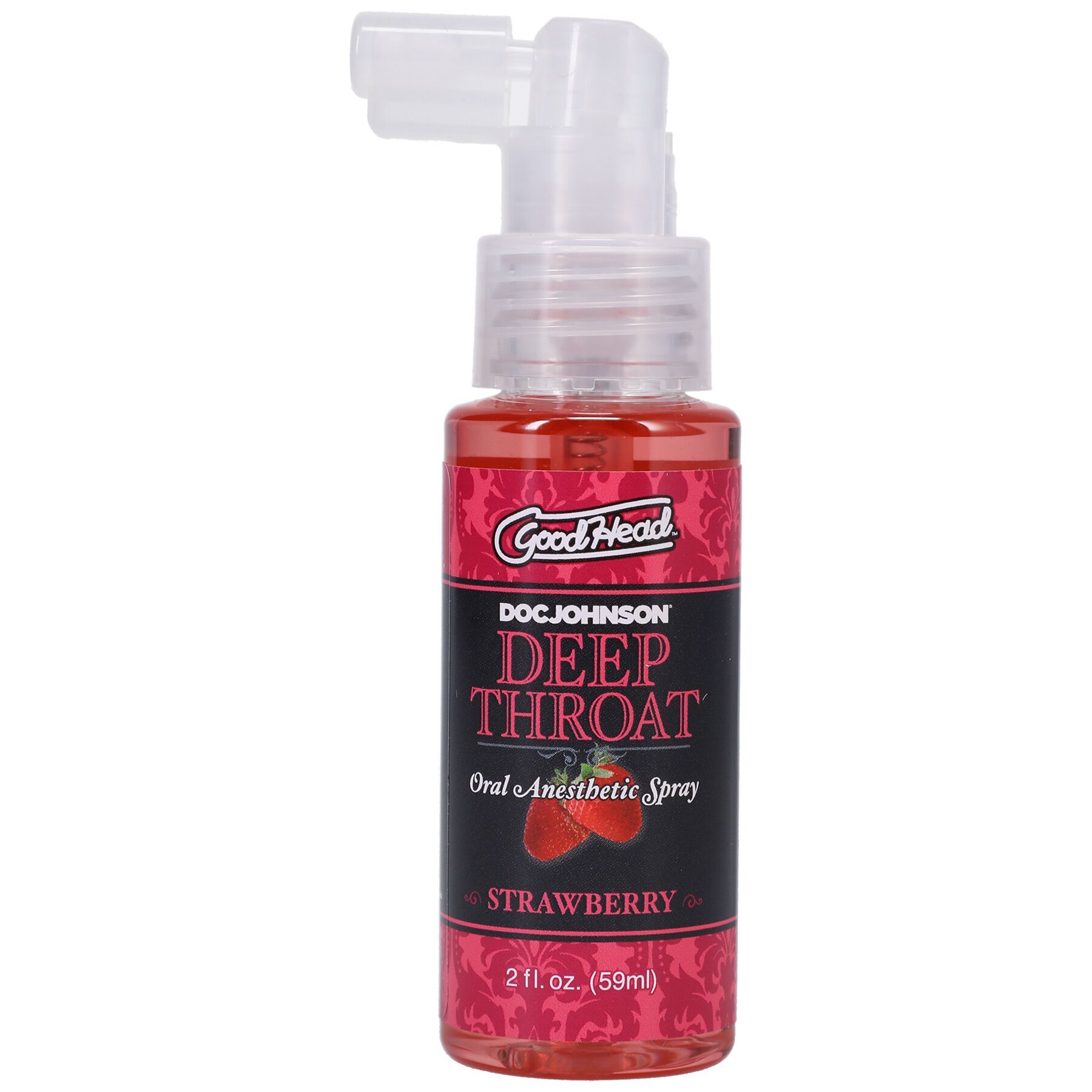 Спрей для минета Doc Johnson GoodHead Deep Throat Spray – Sweet Strawberry 59мл (мятая упаковка!!!)