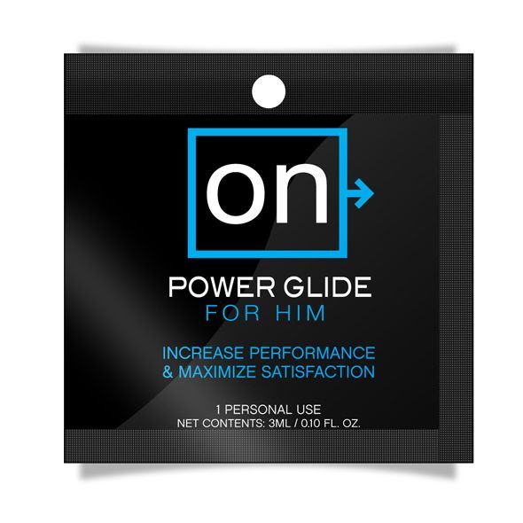 Пробник стимулювального гелю Sensuva - ON Power Glide For Him (3 мл) для суперерекції
