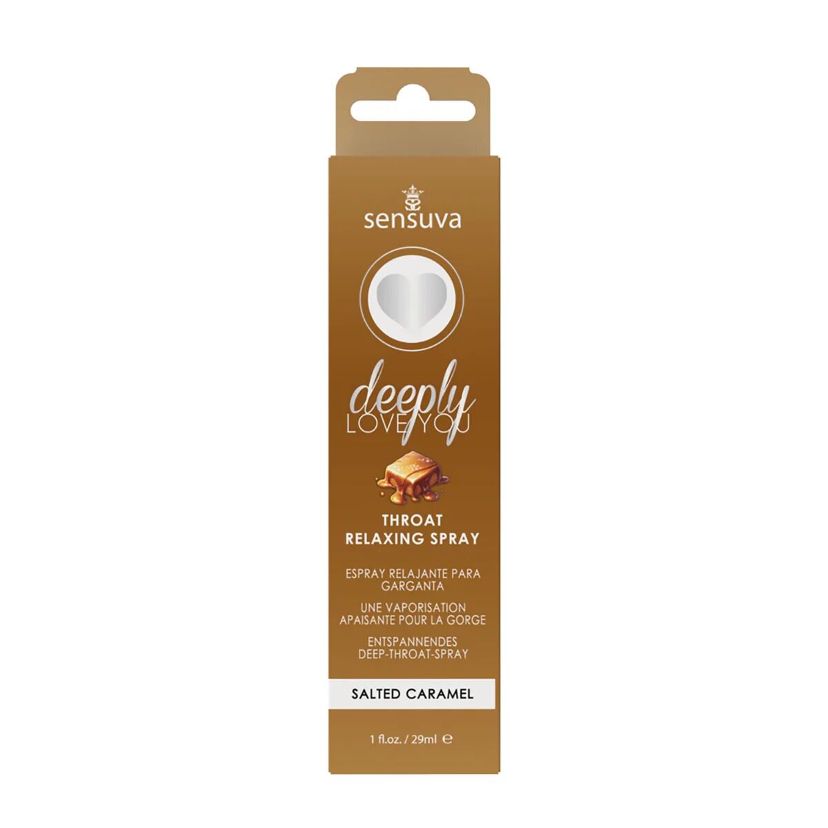 Спрей для минета Sensuva Deeply Love You Salted Caramel (29 мл), для глубокого минета