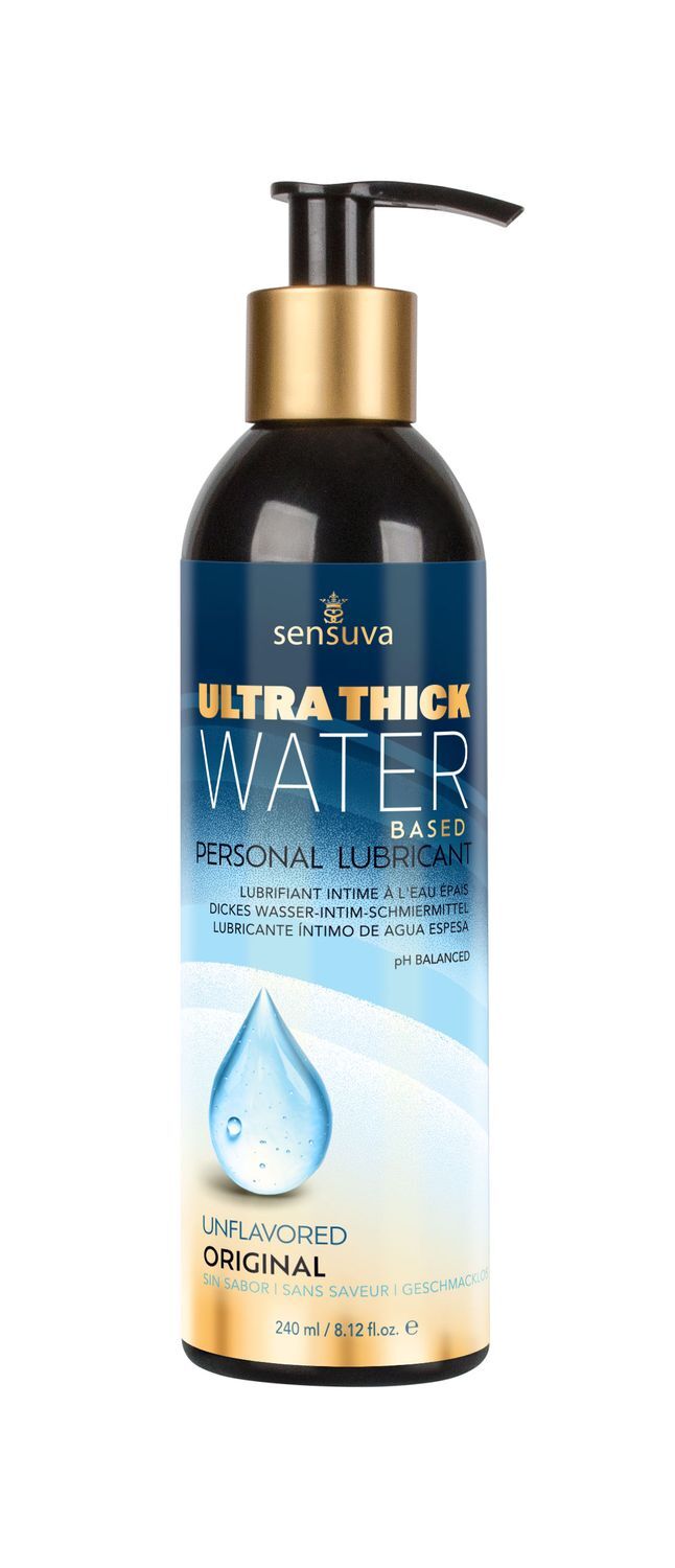 Густая смазка Sensuva Ultra-Thick Water-Based (240 мл) на водной основе, без глицерина и парабенов