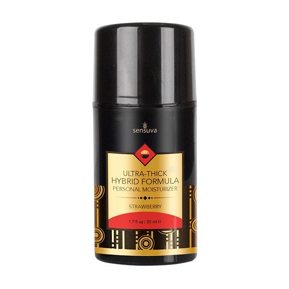 Густой крем-смазка на гибридной основе Sensuva UltraThick Hybrid Formula Strawberry (100 мл)