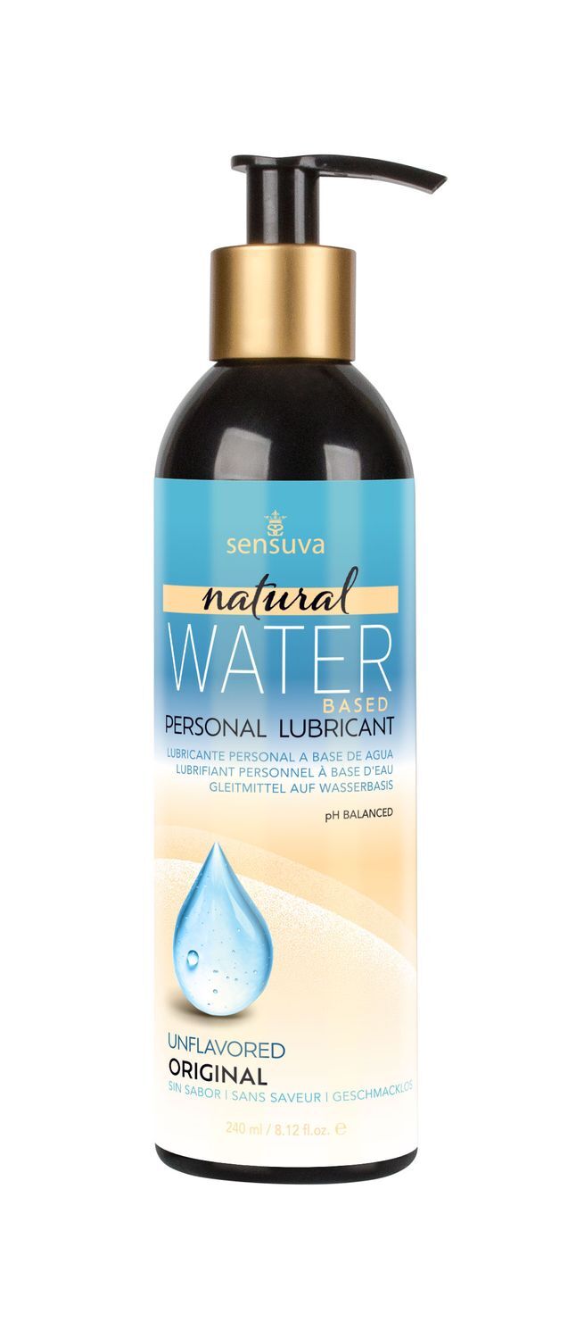 Лубрикант на водной основе Sensuva - Natural Water-Based (240 мл), без глицерина и парабенов