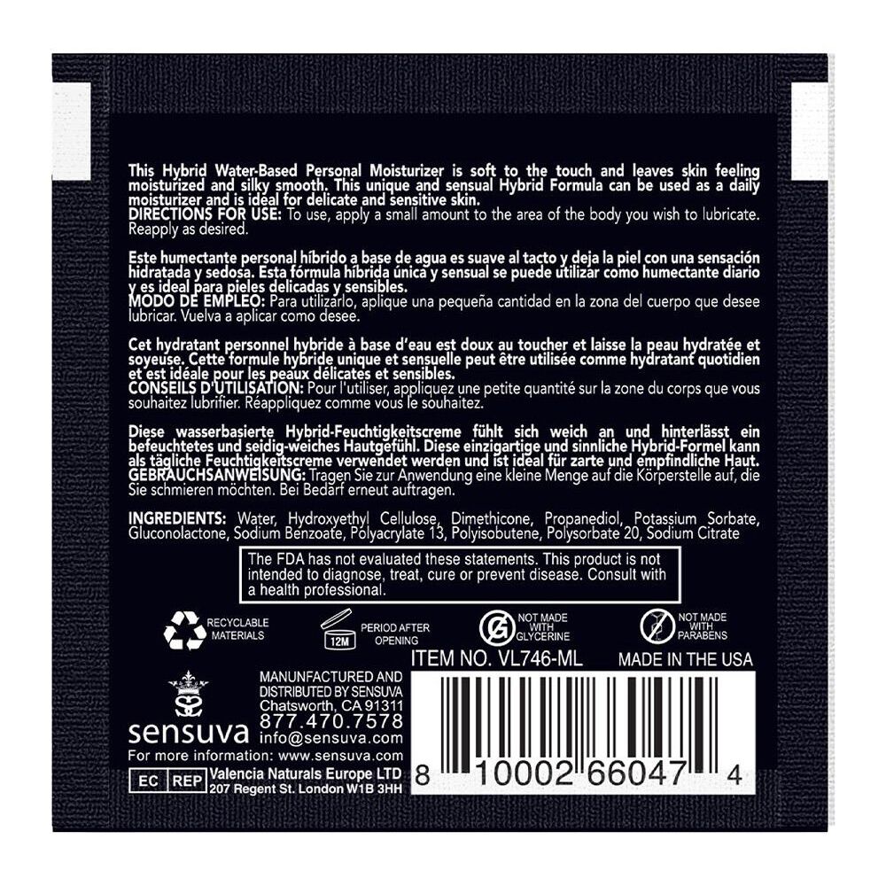 Пробник Sensuva - Hybrid Formula Cotton Candy (6 мл)