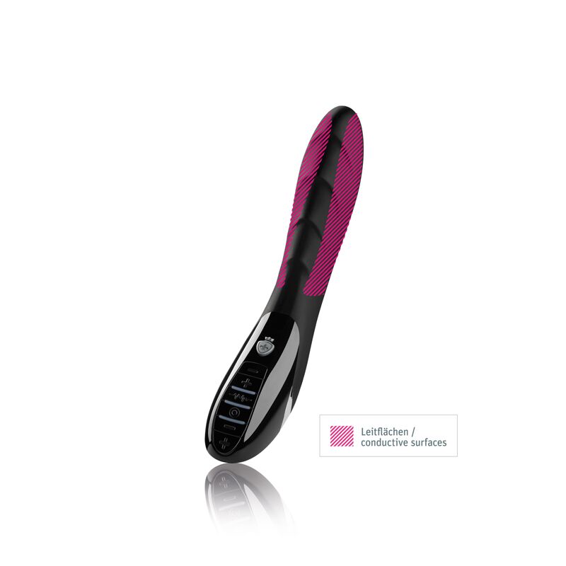 Вібратор з електростимуляцією Mystim Sizzling Simon eStim Black, міостимулятор