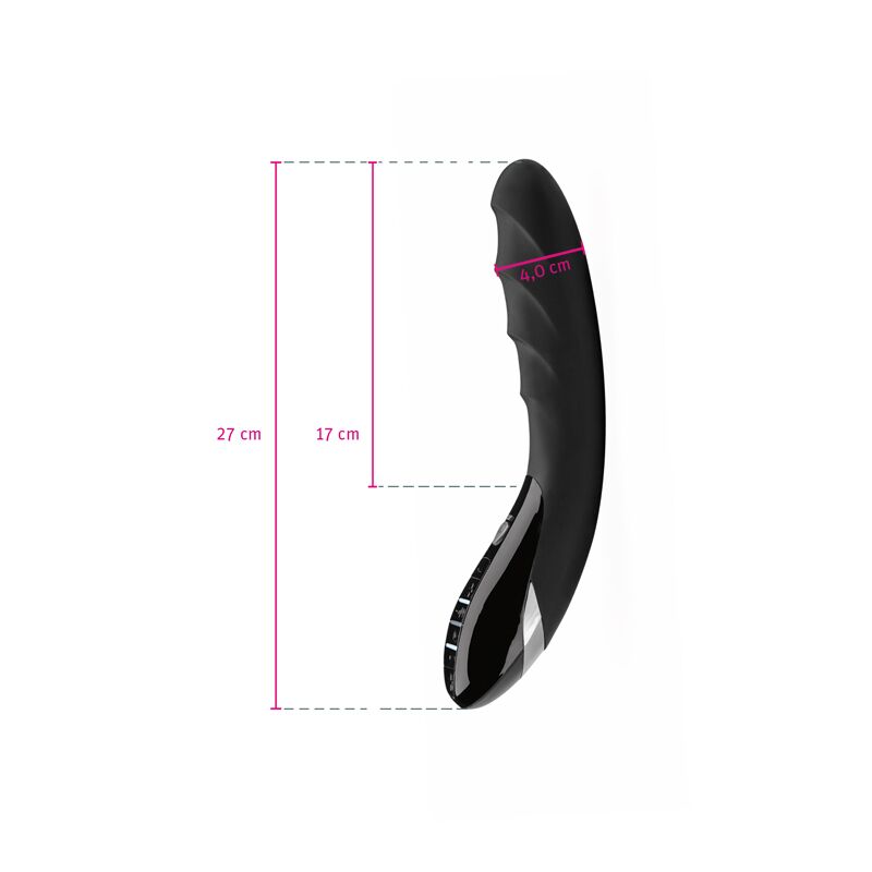 Вібратор з електростимуляцією Mystim Sizzling Simon eStim Black, міостимулятор