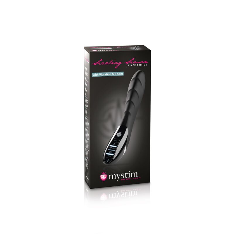 Вібратор з електростимуляцією Mystim Sizzling Simon eStim Black, міостимулятор