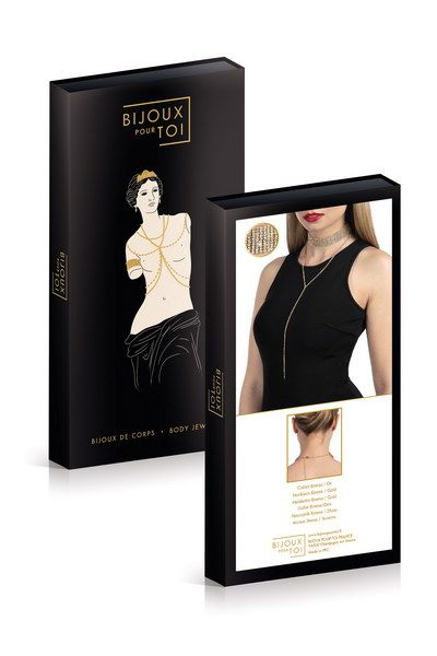 Кольє зі стразами Bijoux Pour Toi - Emma Gold