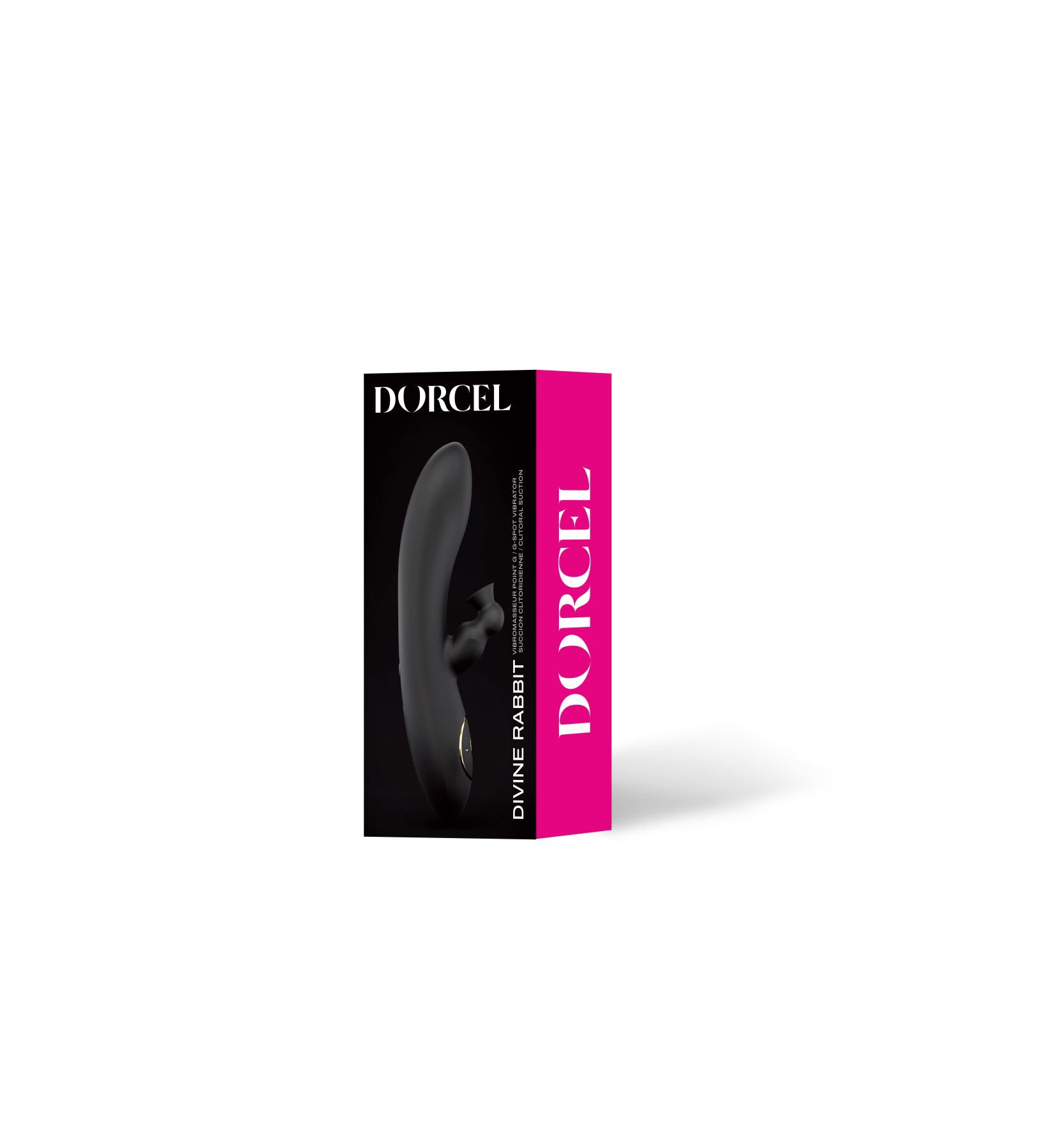 Вакуумный вибратор-кролик Dorcel DIVINE RABBIT с вибрацией, 10 режимов вибрации: 3 режима вакуума