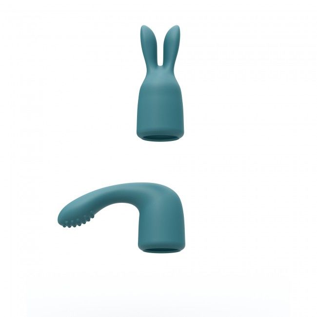 Вібромасажер з двома насадками Love To Love R-EVOLUTION TEAL ME, гнучка головка