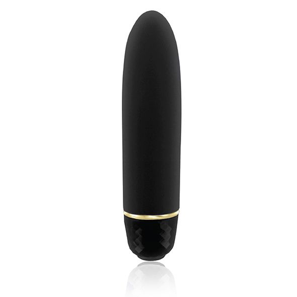Вибропуля RIANNE S – Classique Vibe мини-вибратор на 7 режимов, чехол-косметичка Stud Black