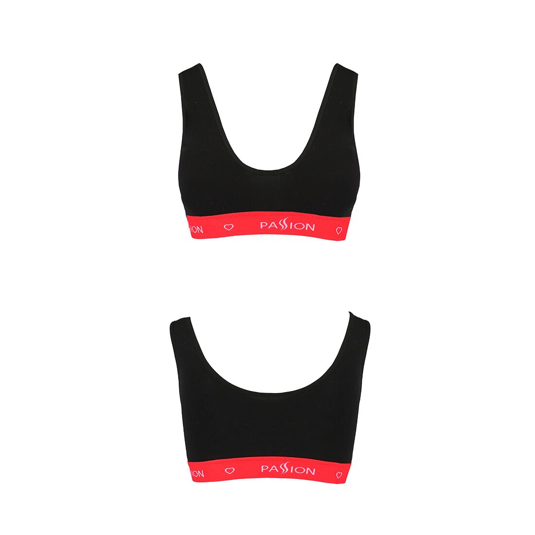 Спортивный топ на широких бретелях Passion PS003 TOP M, black