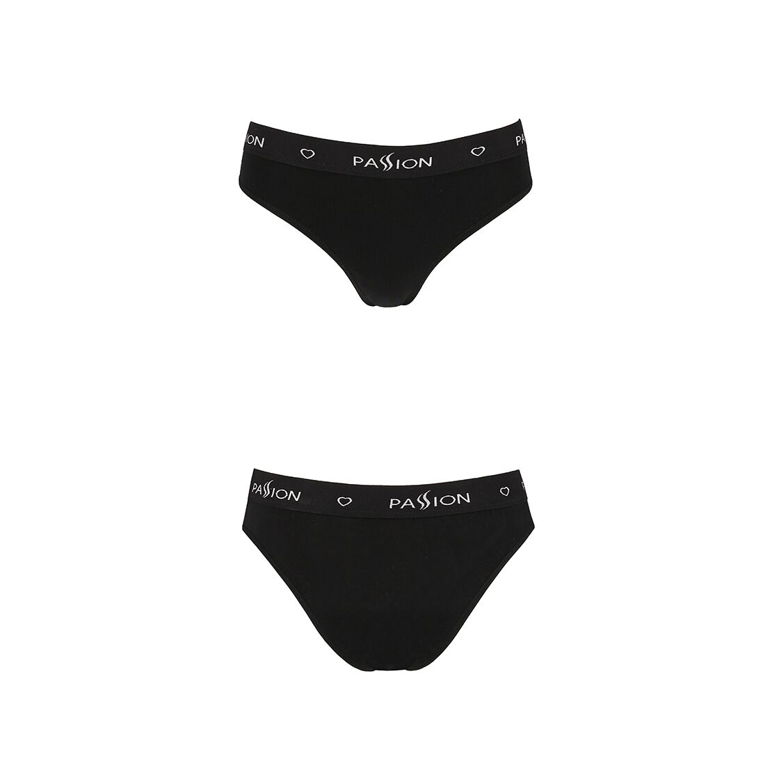 Трусики-слипы из хлопка с эластаном Passion PS004 PANTIES XL, black
