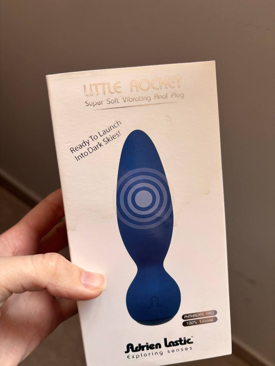 Анальна вібропробка Adrien Lastic Little Rocket (плями на пакованні!!!)
