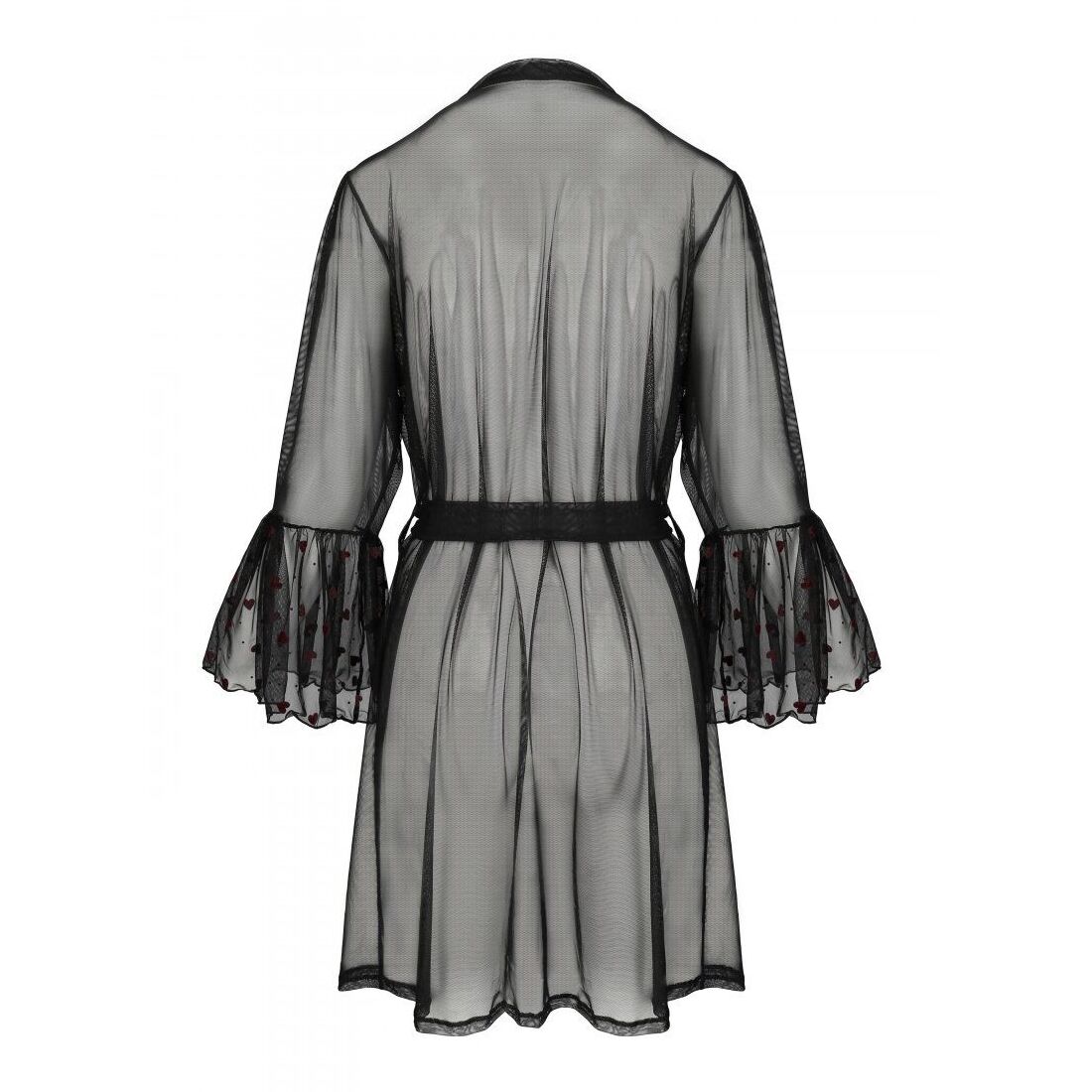 Воздушный пеньюар Passion LOVELIA PEIGNOIR L/XL, black