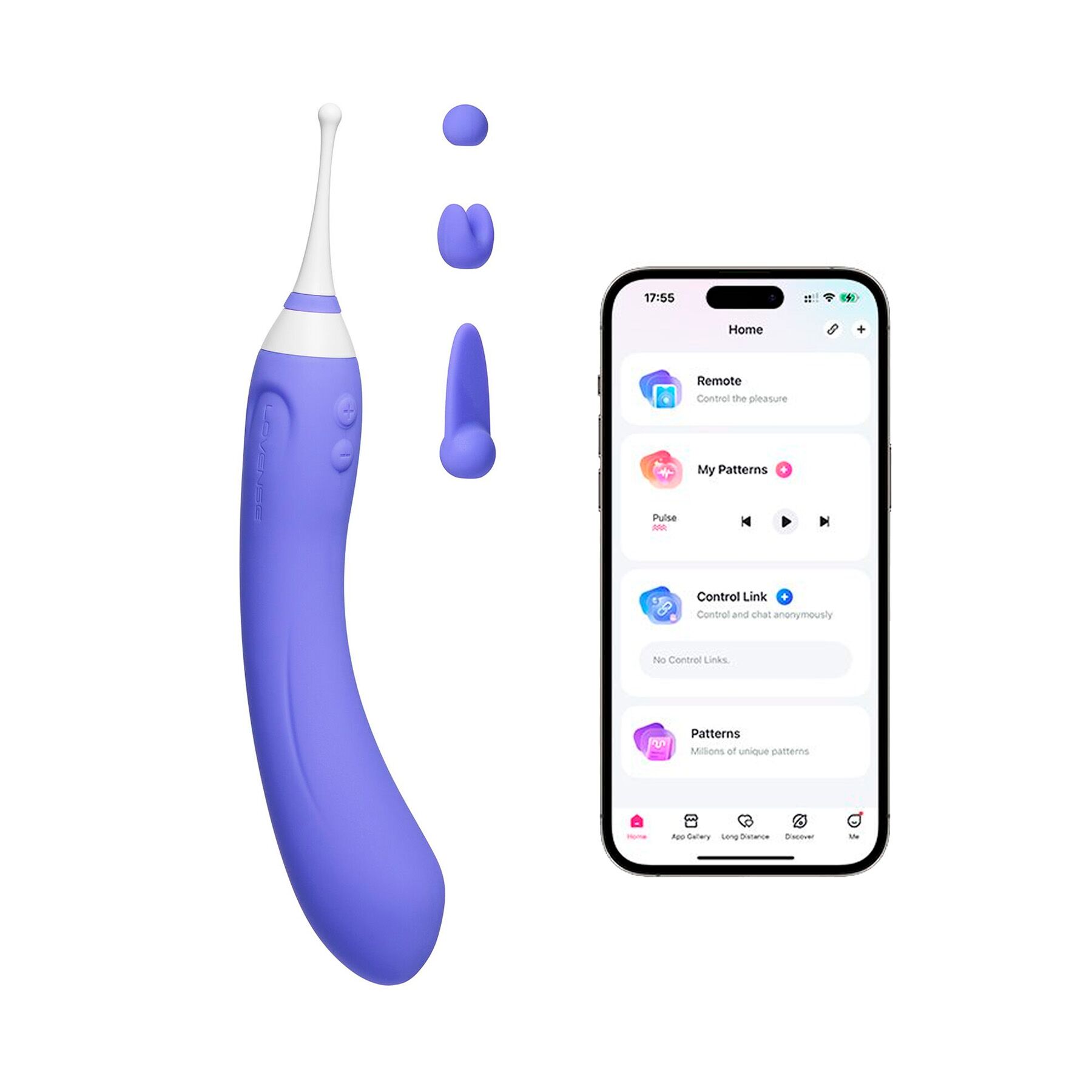 Двосторонній смарт-вібратор Lovense Hyphy