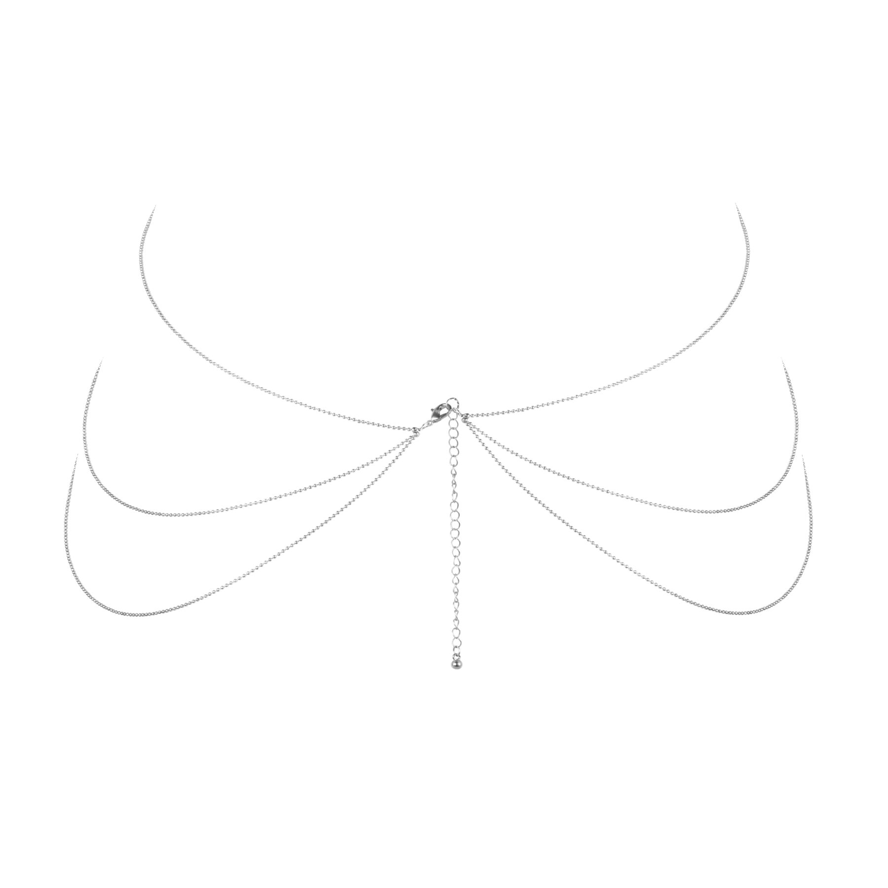 Ланцюжок для тіла Bijoux Indiscrets Magnifique 8 Body Chain — Silver