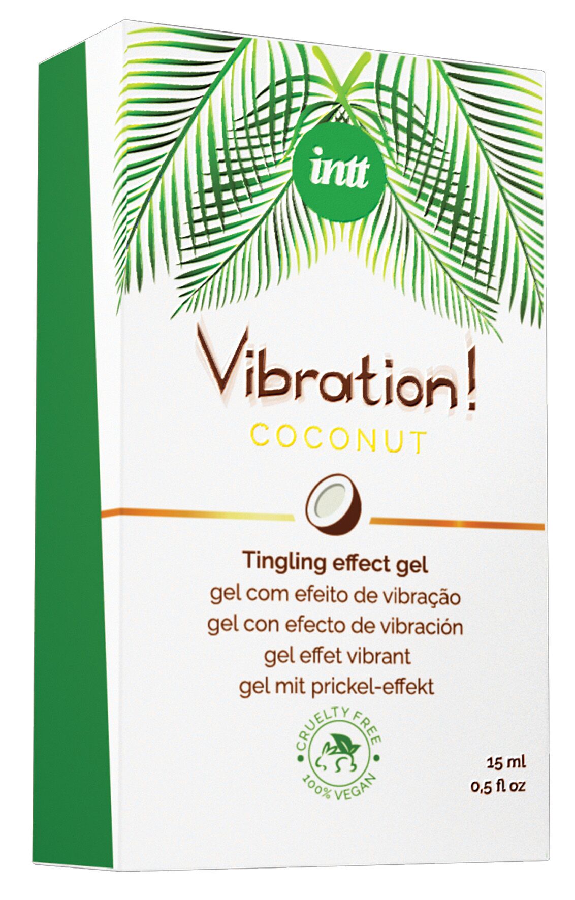 Рідкий вібратор Intt Vibration Coconut Vegan (15 мл), дуже смачний, діє до 30 хвилин