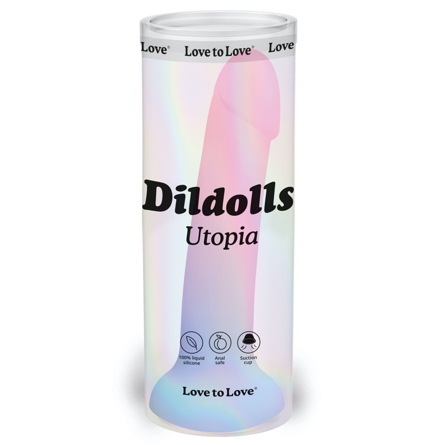 Дилдо з кольоровим градієнтом Love To Love DILDOLLS - UTOPIA M ультрам'який