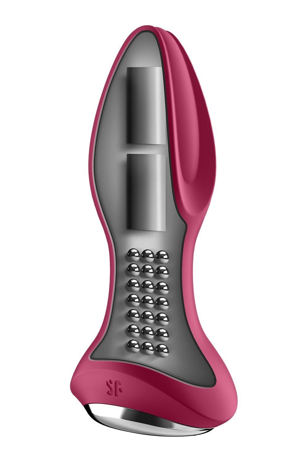 Анальна смарт-вібропробка із перлинним масажем Satisfyer Rotator Plug 2+ Violet (м'яте паковання!!!)