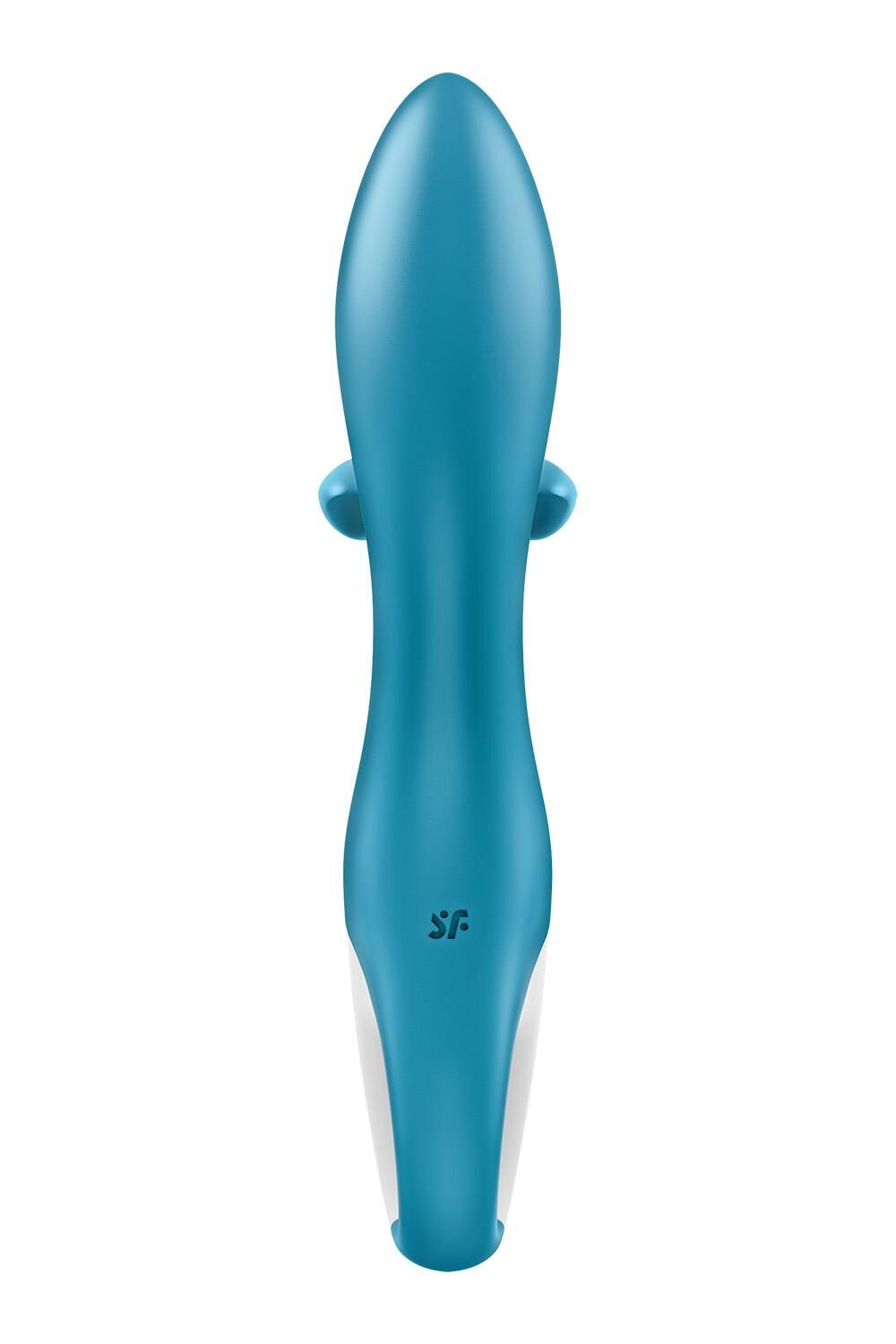 Вибратор кролик с тройным отростком Satisfyer Embrace me Turquoise, 2 мотора, диаметр 3,6 см