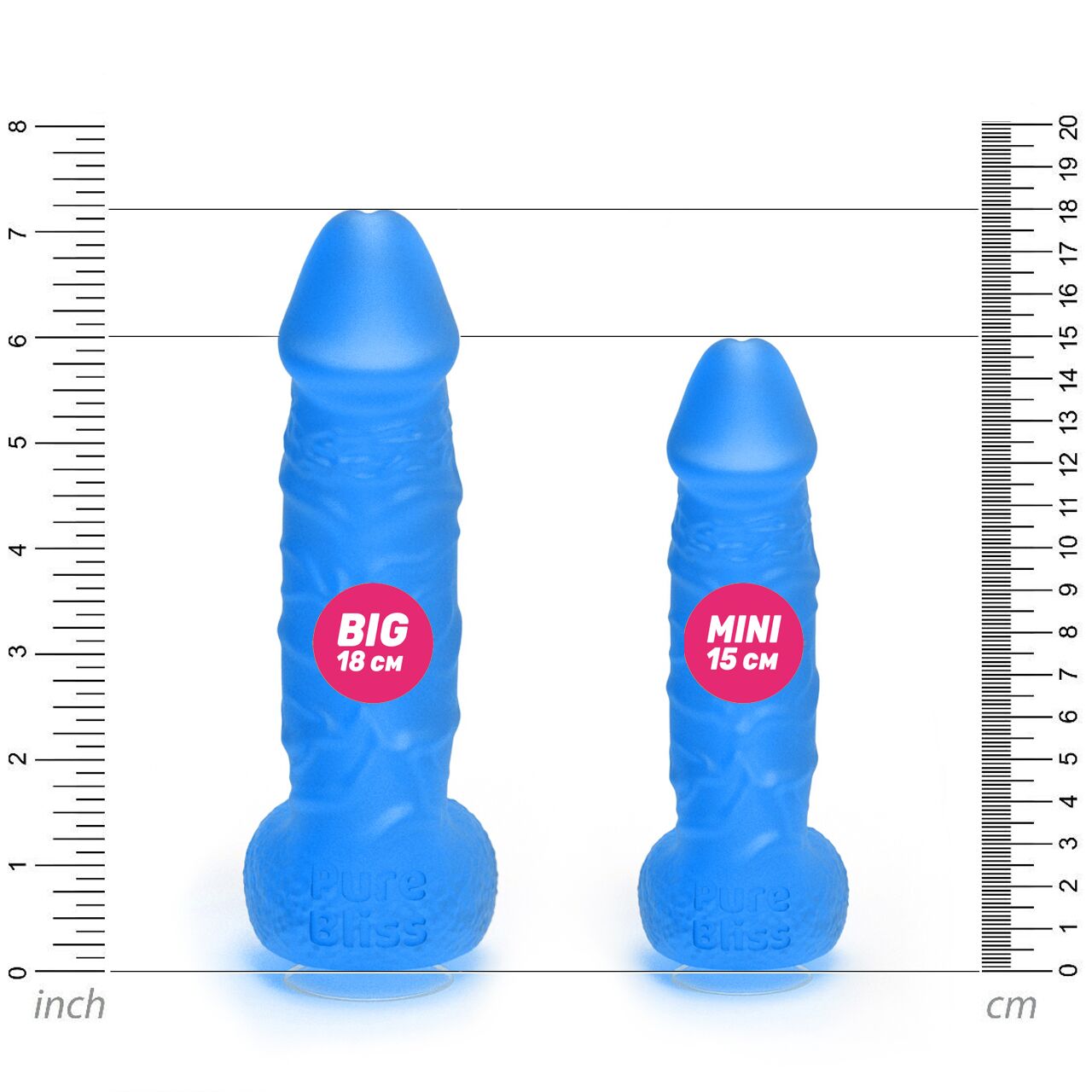 Мило у формі пеніса Pure Bliss MINI Dark Blue, крафтове мило-член, натуральне