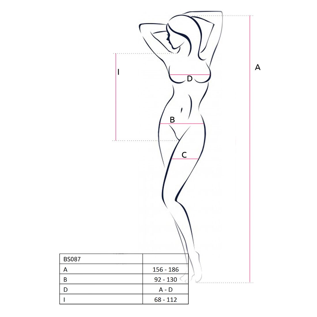 Бодистокинг в крупную сетку Passion BS087 red, открытая спина, халтер, с доступом