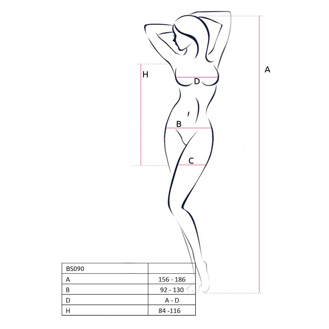 Бодистокинг мини-платье с бабочками Passion BS090 One Size white