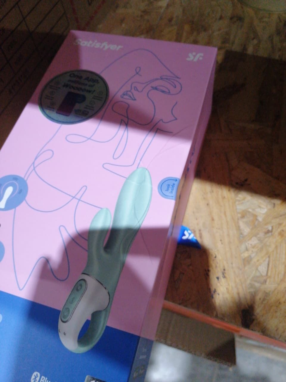 Смарт вибратор-кролик Satisfyer Air Pump Bunny 5+ (мятая упаковка!!!)