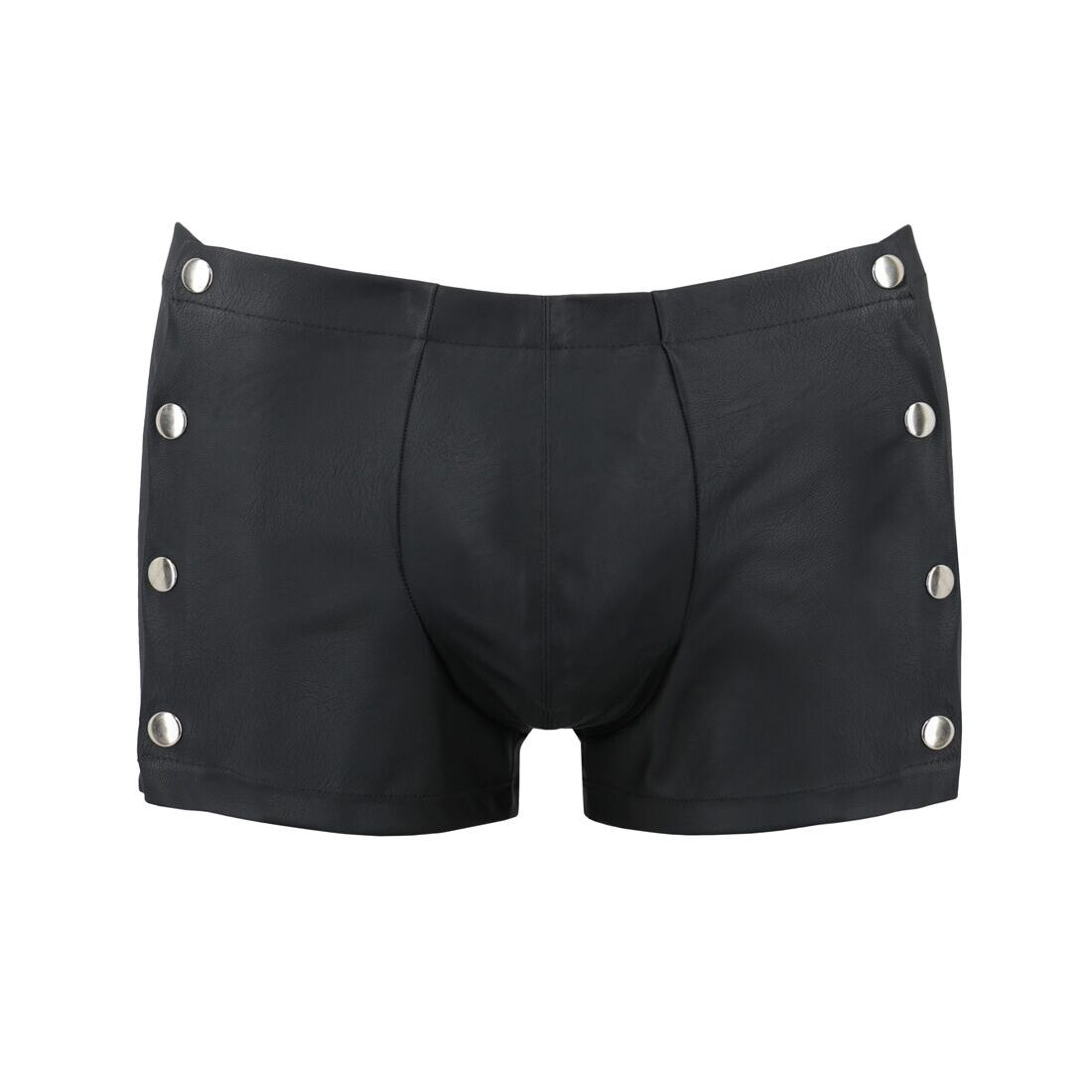 Мужские кожаные боксеры с заклепками Passion 048 SHORT DAVID S/M Black