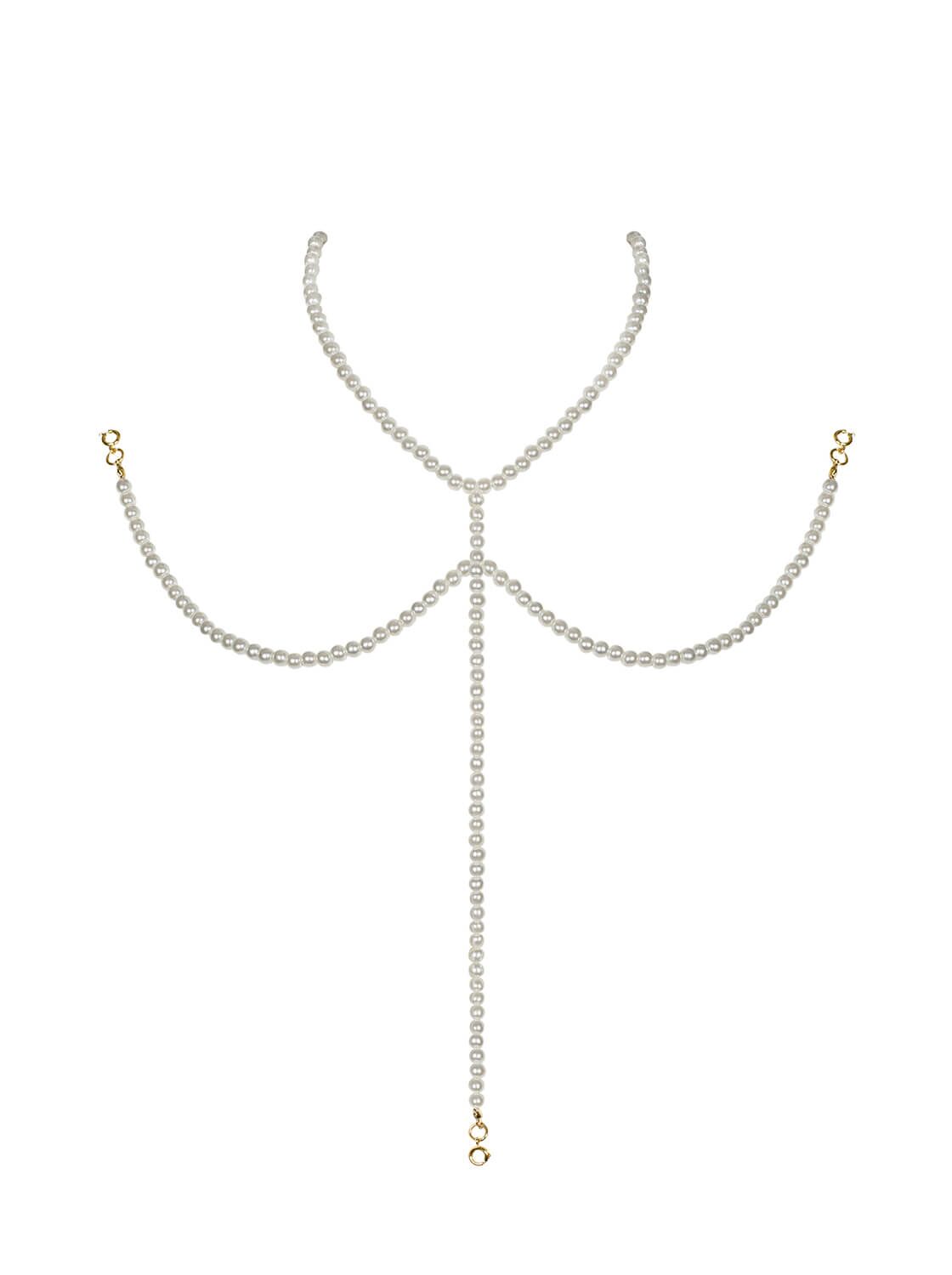Намисто під перлини на декольте Obsessive A757 necklace pearl