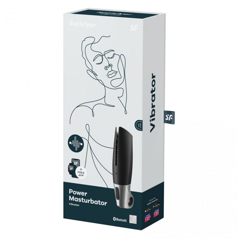 Смарт-мастурбатор Satisfyer Power Masturbator с вибрацией