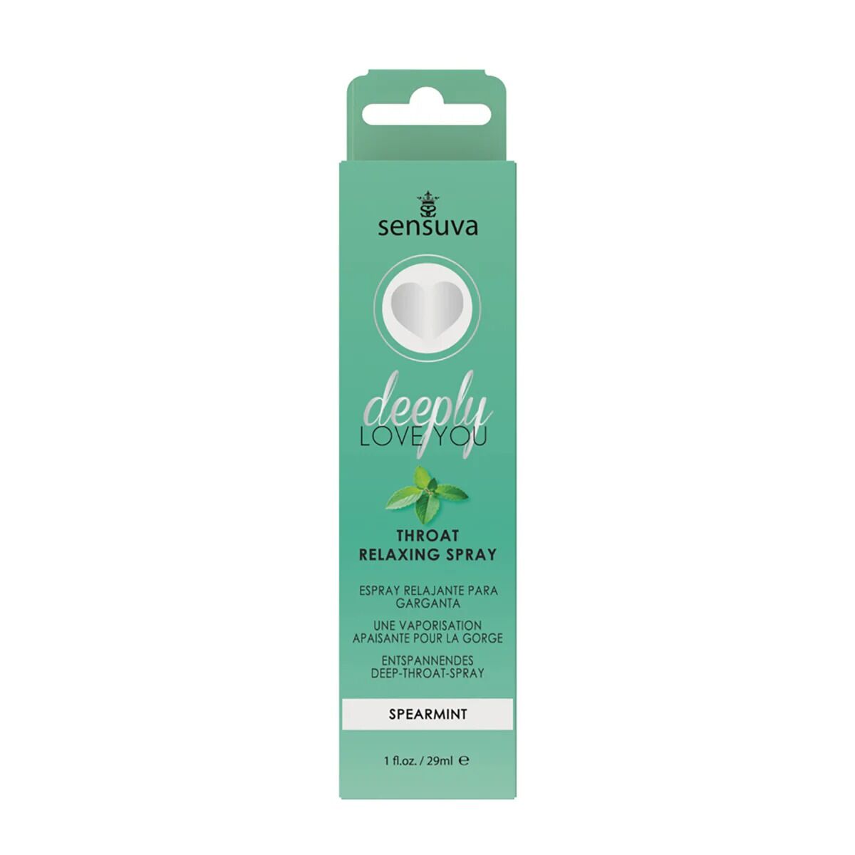 Спрей для минета Sensuva Deeply Love You Spearmint (29 мл), для глубокого минета