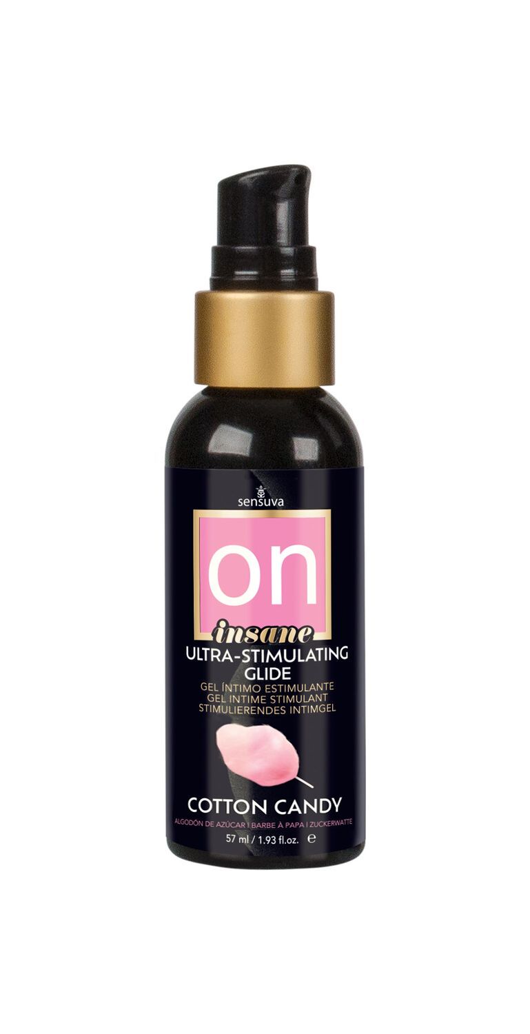 Возбуждающая смазка на гибридной основе Sensuva Ultra-Stimulating On Insane Cotton Candy (57 мл)