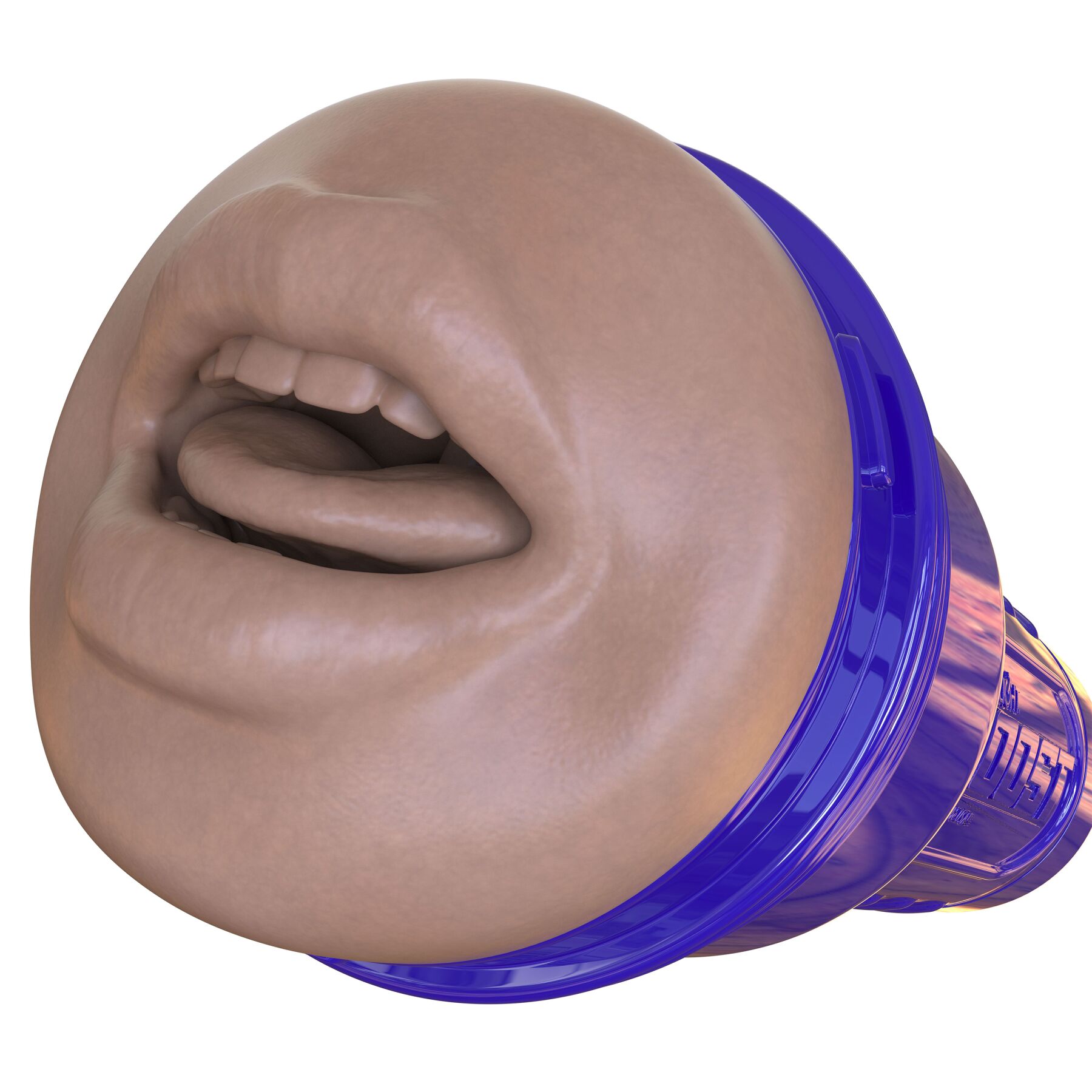 Мастурбатор-ротик Fleshlight Boost Blow Light Medium Flesh, плавающие кольца Turbo Tech