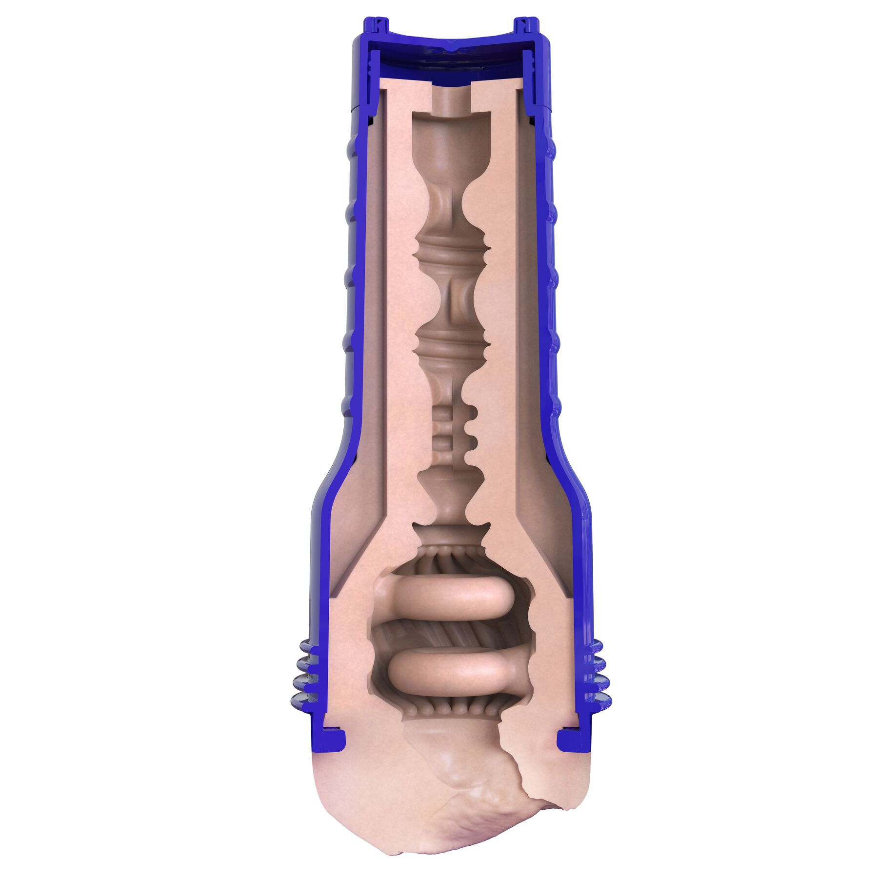 Мастурбатор-вагіна Fleshlight Boost Bang Light Medium Flesh, плаваючі кільця Turbo Tech