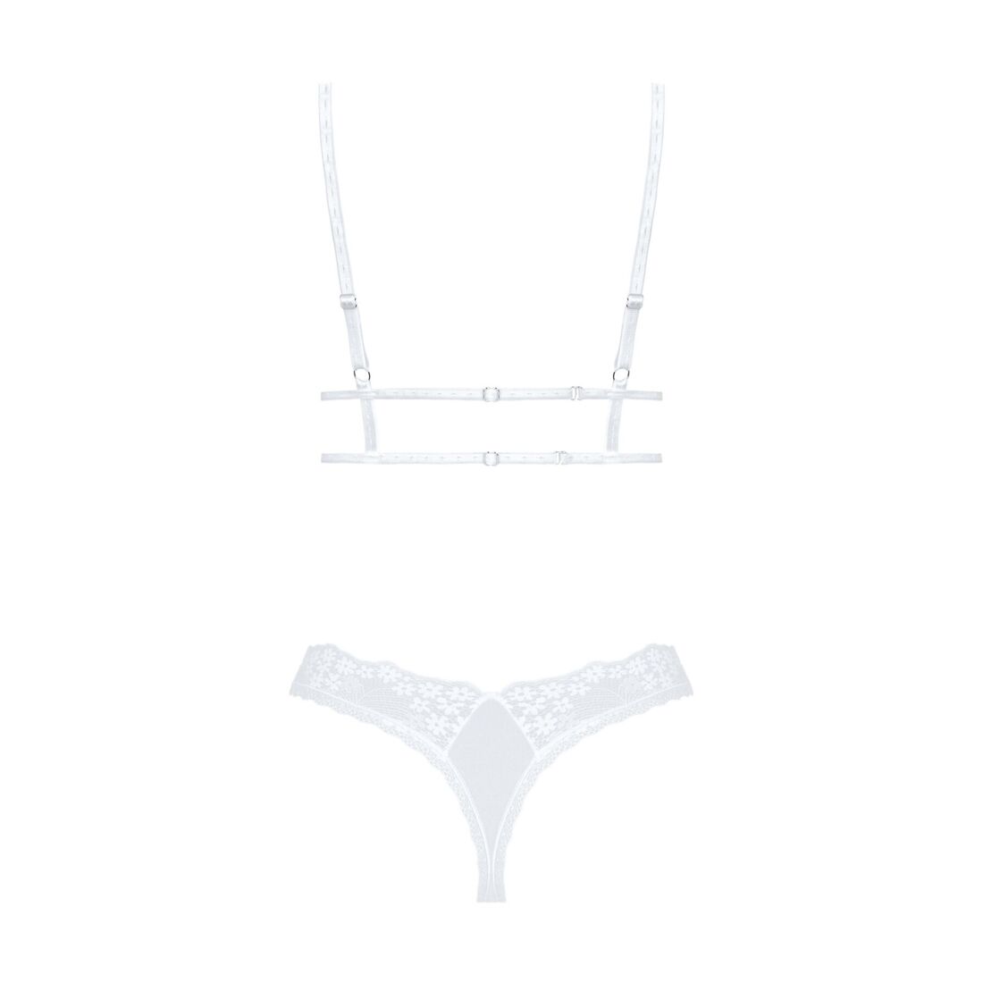 Еротичний комплект Obsessive Heavenlly 2-pcs set XL/2XL, бюстгальтер і танга