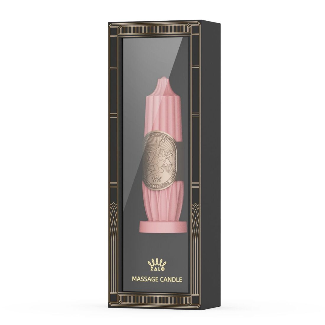 Распродажа!!! Роскошная массажная свеча Zalo Massage Candle Pink (срок 14.04.2026)